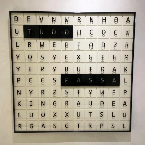 QUADRO CAÇA PALAVRAS TUDO PASSA
